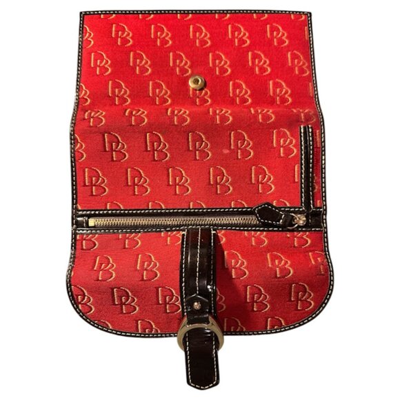 Nice Vintage Dooney & Bourke Wallet~ Large~ Dark Red~ Snap~ GUC (D12) - Picture 3 of 7